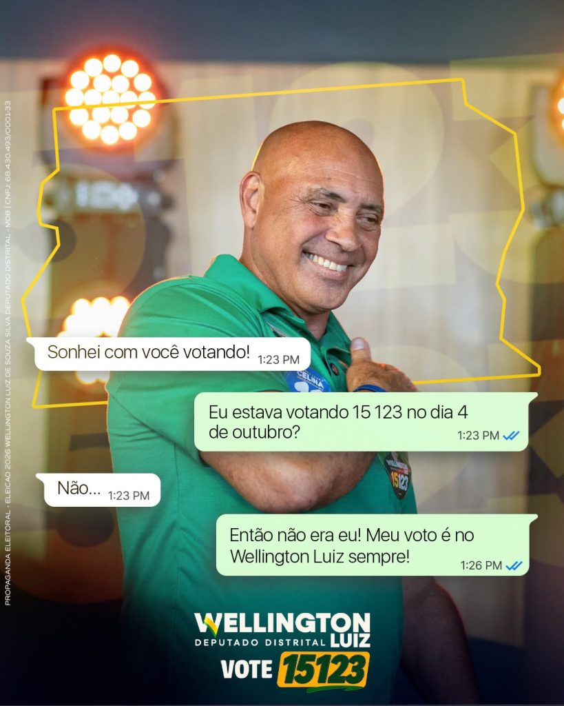 Arte Wellington Luiz 15123 - Sonhei com você votando